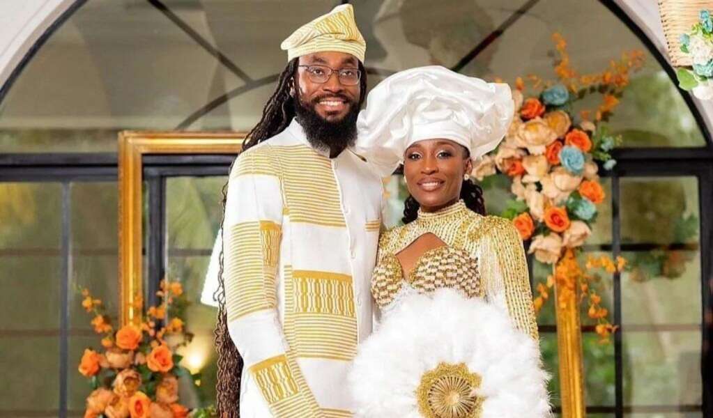 Ta Lou weds Trinidadian fiancé in traditional African wedding Jamaica