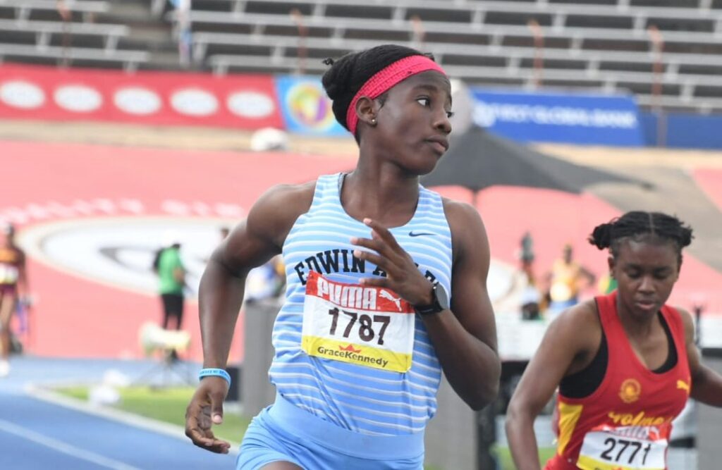 Champs2024 Edwin Allens Terrelonge Begins Quest For Class 2 100m