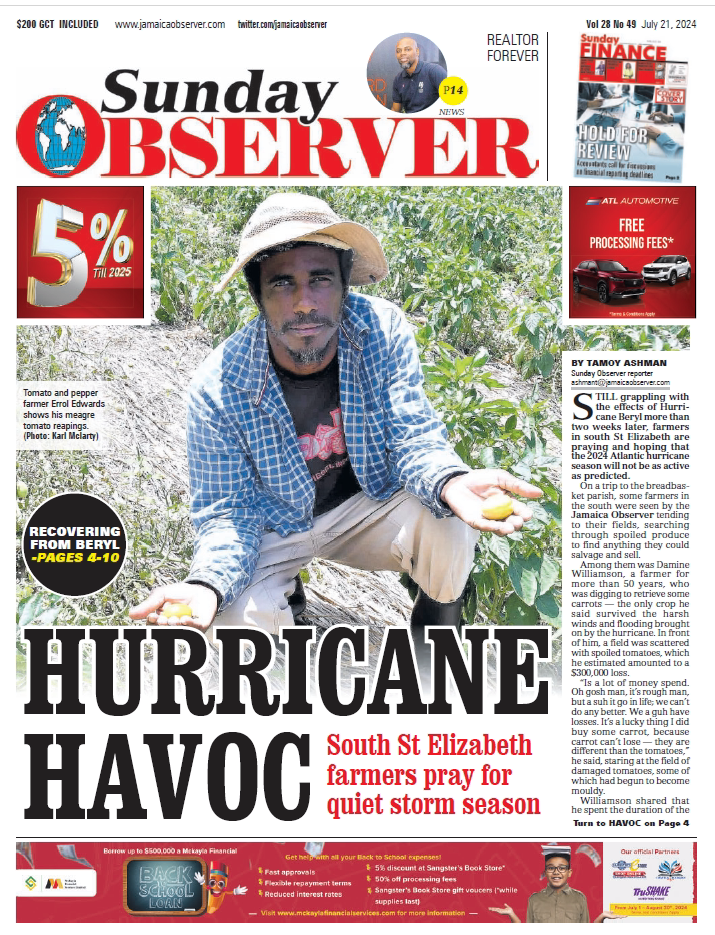 Today's Paper - Jamaica Observer