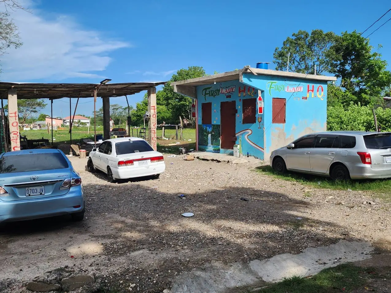 This general space is where the tragedy unfolded on Sunday night as gunmen carried out a mass murder in Cherry Tree Lane in Clarendon, killing eight people including a seven-year-old boy. Nine other people were shot and injured.Llewellyn Wynter