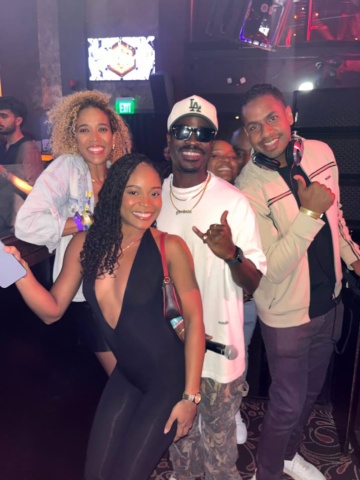 Up In Da Club
Out clubbing were (from left) MasCreate General Manager Jessica Campbell; Xodus Senior Relationship Officer Taylor Chung; international DJ Kevaughn “Lurbz” Savory; and chairman, Dream Entertainment, Kamal Bankay.xbal2avx