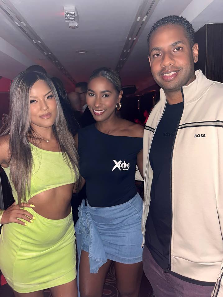 In Good Company
Travel influencer Meliza Hernandez (left) joined Xodus Head of Marketing Kandi King and Dream Entertainment Chairman Kamal Bankay for a snap.xbal2avx