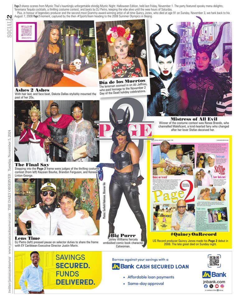 Tuesday, November 5, 2024 Jamaica Observer