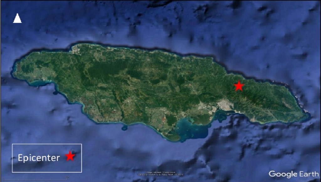 A slight earthquake was felt in St. Andrew