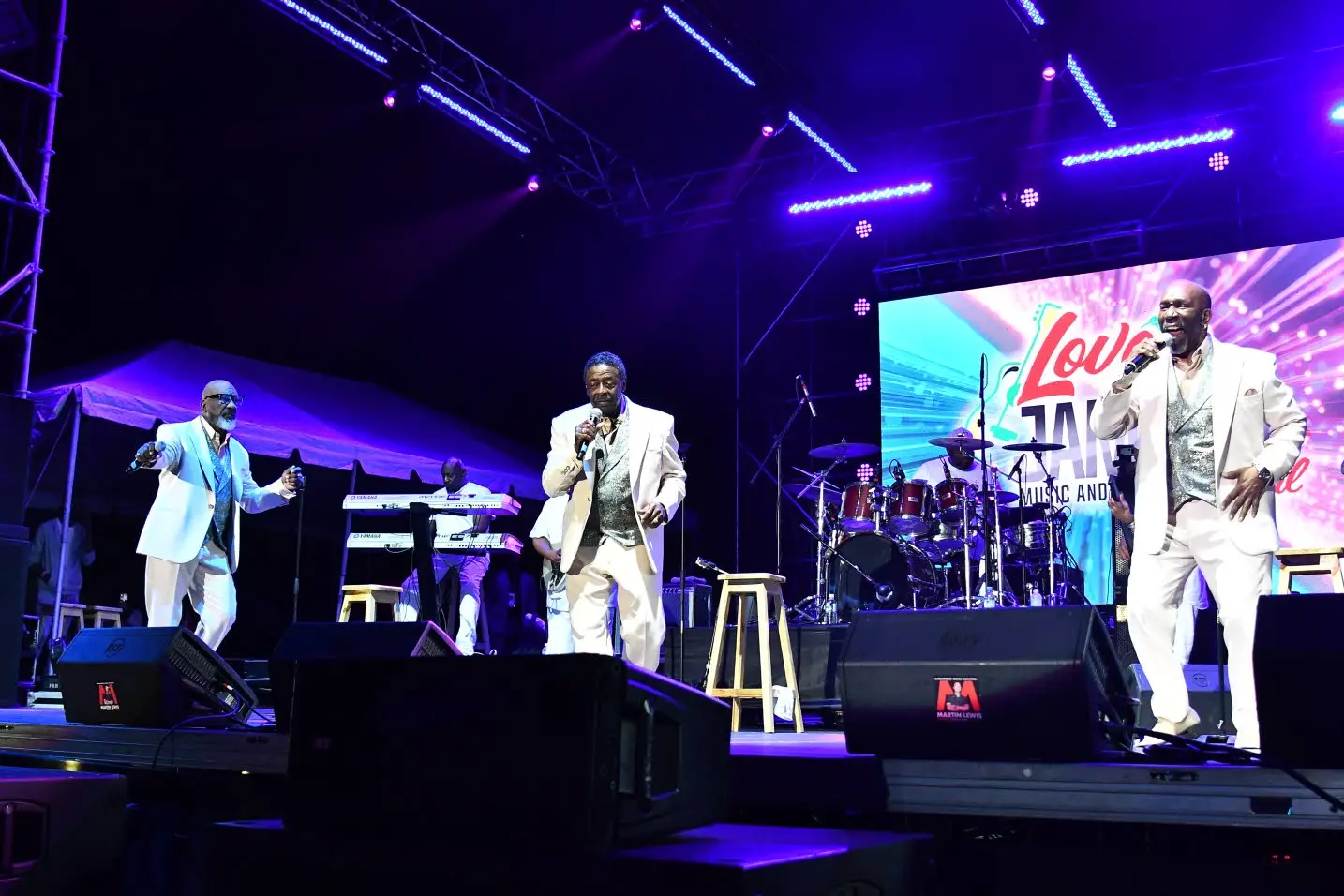 The Manhattans stamps their class on Love Jamaica Music and Food Festival.karl mclarty