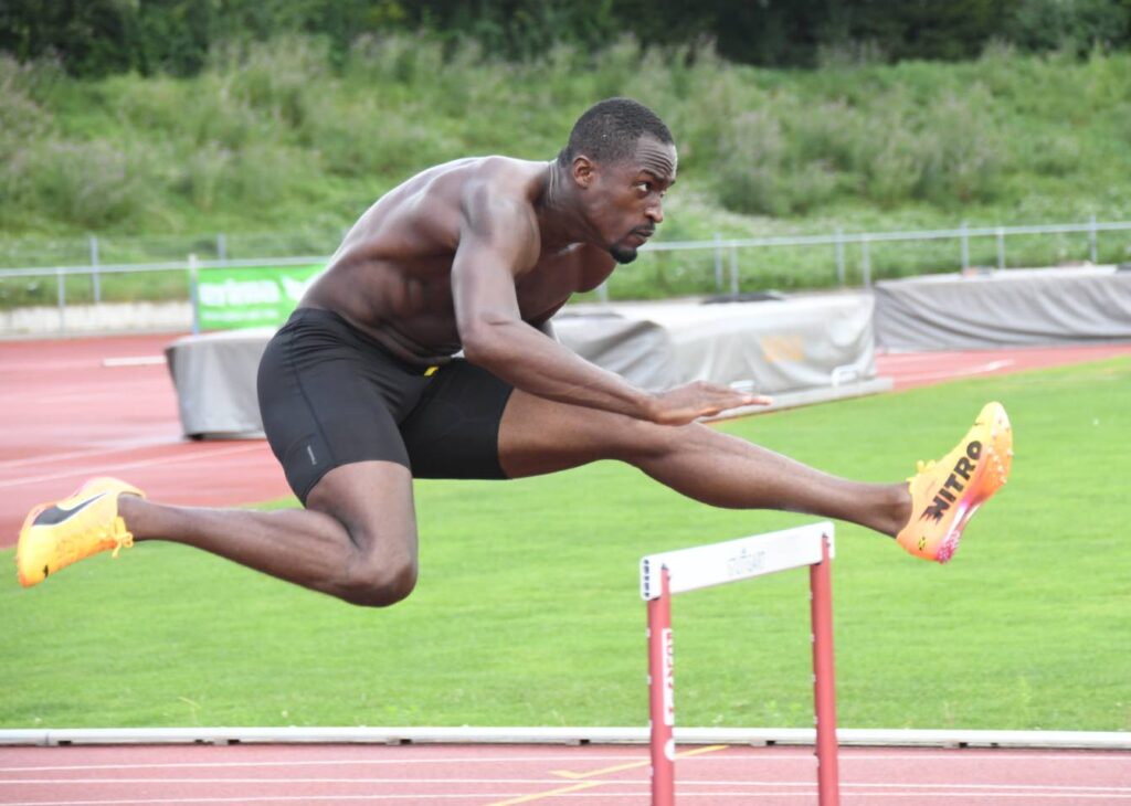 Parchment starts defence of 110m hurdles Olympic crown Olympics