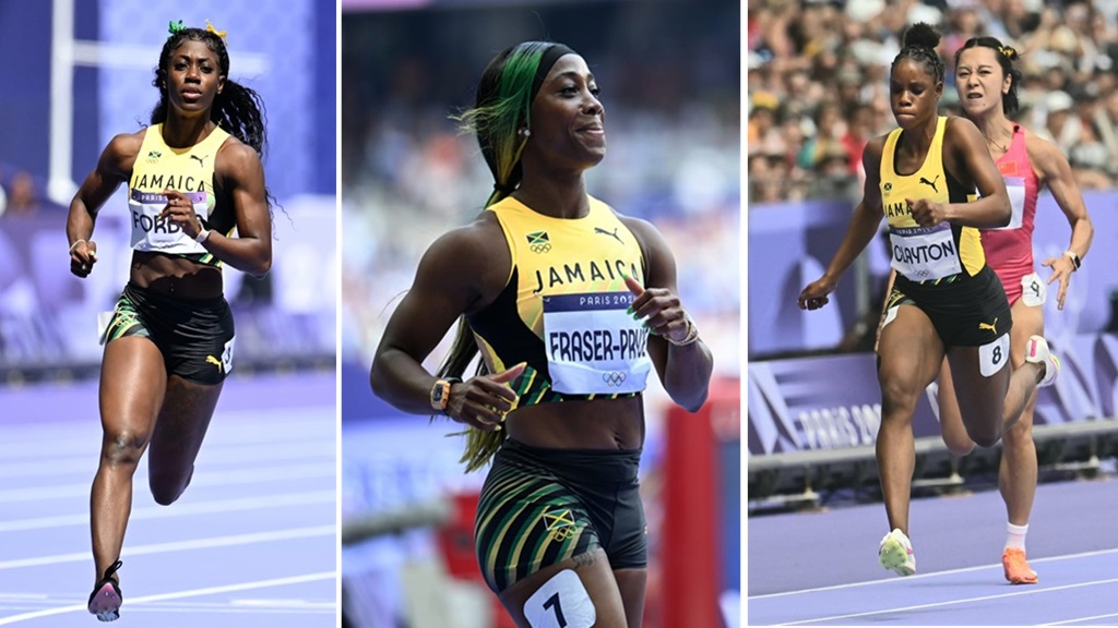 ParisOlympics FraserPryce, Clayton, Forbes through to 100m semis